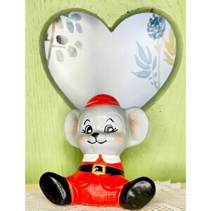 Hand Painted Ceramic Hobbyist Valentine Mouse